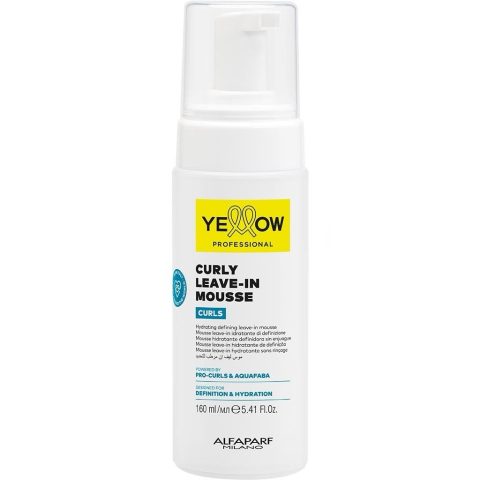 YELLOW Curls Buruq və qıvrım saçlar üçün nəmləndirici köpük, 160 ml