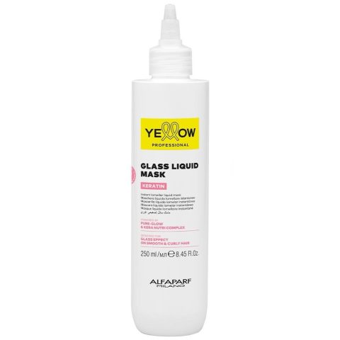 YELLOW Keratin Saçlar üçün duru maska Liquid Glass Mask, 250 ml