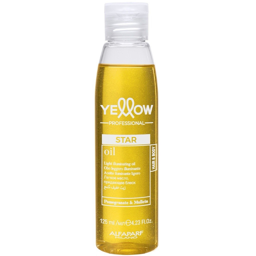 YELLOW Star Saçların intensiv parıltısı üçün yağ, 125 ml
