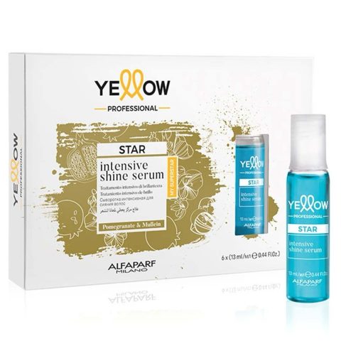 YELLOW Star Saçlara parıltı vermək üçün intensiv təsirli serum – ampulalarda, 1x13 ml