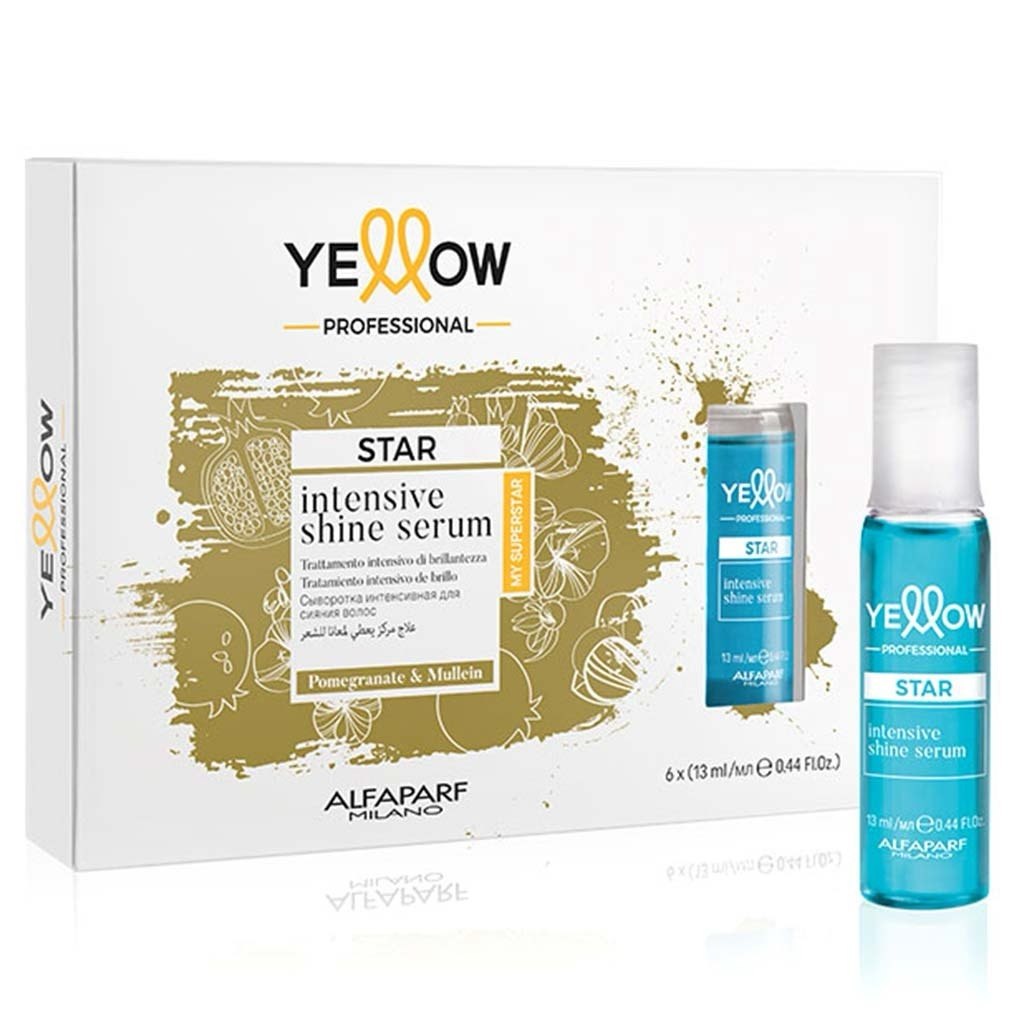 YELLOW Star Saçlara parıltı vermək üçün intensiv təsirli serum – ampulalarda, 1x13 ml