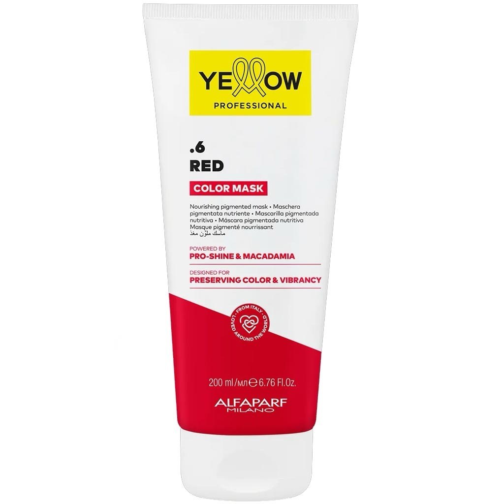 YELLOW COLOR Saçlara çalar verən maska 6  200 ml