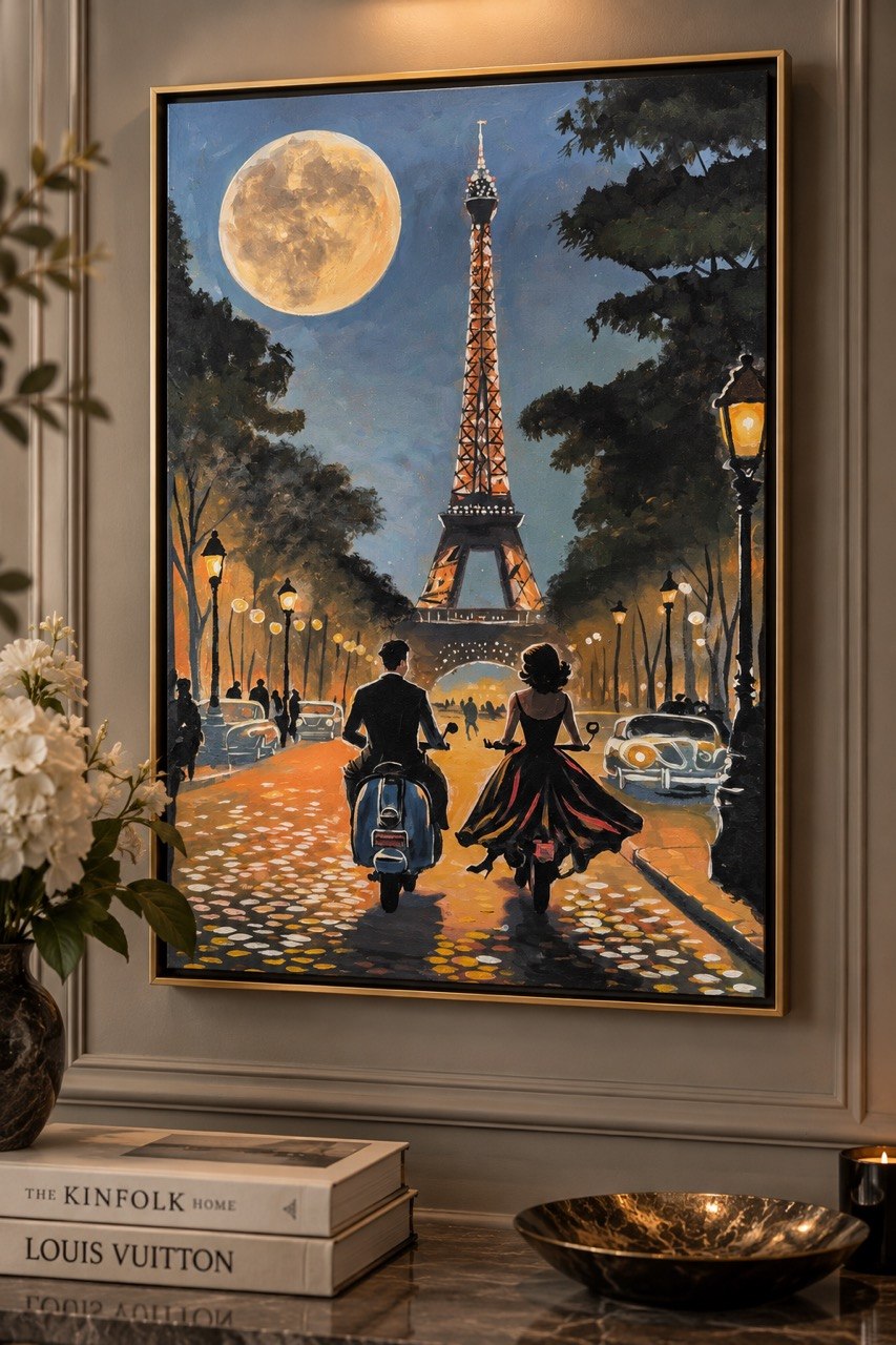 Paris - Motosikletda sevgi